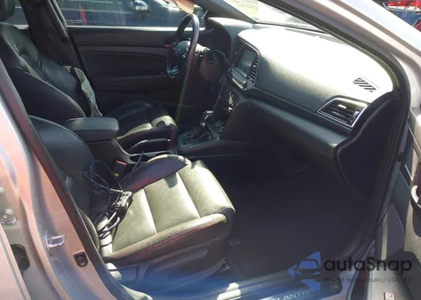 2018 Hyundai Elantra Sport from USA, damaged, VIN KMHD04LB0JU702069